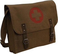 Rothco Vintage Medic Canvas Bag W Cross Crossbody Messenger Shoulder Bag... - $26.16