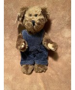 Vintage Ty Attic Treasures CHRISTOPHER Bear 8&quot; Brown Plush w/tag- Retired - £6.29 GBP