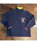 USA Athletics Tommy Hilfiger Mens 1/4 Zip Pullover Sweatshirt Blue Mock ... - £15.19 GBP