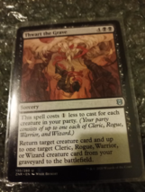 Thwart The Grave Magic The Gathering Zendikar Rising Black Sorcery 130 MTG - $2.08
