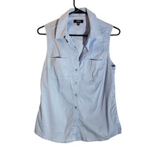 Premise Studio Sleeveless Light Blue Button-Down Blouse – Size XS - $12.87