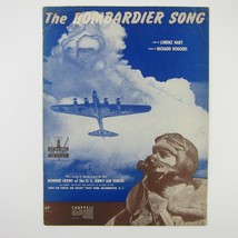 Sheet Music The Bombardier Song Lorenz Hart Richard Rodgers WWII Vintage 1942 - £11.98 GBP