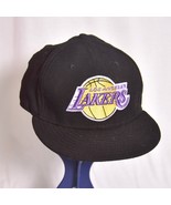 LA Lakers Fitted Ball Cap Size 7 1/4 New Era 59 Fifty Hardwood Classics - €18,74 EUR