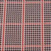 Vintage 1970&#39;s 1960&#39;s Metallic Plaid Stretch Polyester Blend Fabric-
sho... - £121.69 GBP