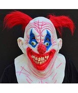 X-Merry Scary Creepy Halloween Clown Evil Latex Mask - Lunatic Clown - $25.27 CAD