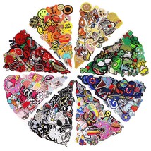 Embroidered Iron-On Patches Applique: 72Pcs Random Assorted Decorative P... - £18.65 GBP
