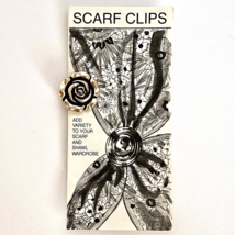 c1960 Rose Scarf Clip Instructions Booklet Western Germany MCM Rose Gold Tone - £17.14 GBP