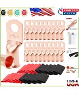 Premium 2/0 AWG Copper Battery Terminal Connectors with Durable Shrink T... - $941.43 MXN