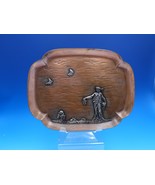Mixed Metals by Gorham Copper Tray Applied Silver Woman Flowers Butterfl... - $47,703.33 MXN