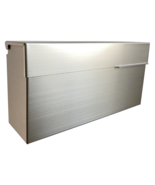 OPEN BOX Modern Design Brushed Stainless Steel Wall-mounted Rainproof Ma... - $65.44