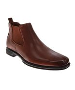 Perry Ellis Mens Boots Brown Chelsea Square Toe Rubber Traction Leather ... - €68,69 EUR