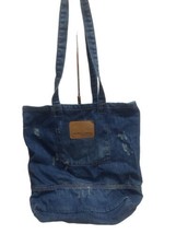 American Eagle Outfitters Distressed Denim Tote Shopper Bag GUC - £10.42 GBP