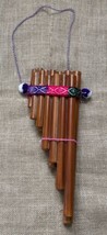 Wood Pan Flute Panpipes Siku Folk Instrument Cultural Ethnic - $29.70