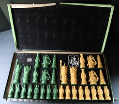 Vtg Transco Tag Collector&#39;s Mandarin Chess Pieces Set No Board Beautiful... - $561.45 MXN