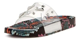 Katy Perry Women&#39;s The Jimmi Slide Sandal, Clear/Snake, 9 - $58.41