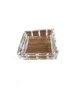 CRYSTAL GLASS CIGARETTE  ASHTRAY - $16.43 CAD