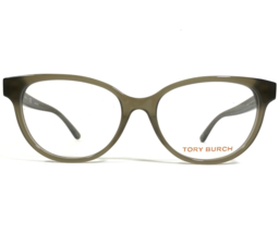 Tory Burch Eyeglasses Frames TY 2071 1354 Olive Green Cat Eye Full Rim 51-16-135 - £58.51 GBP
