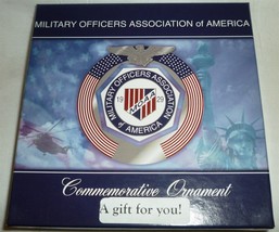 Commemorative Christmas Ornament Military Officers Association Of America Moaa - £19.30 GBP