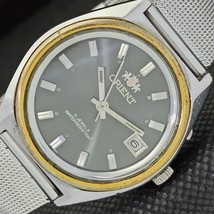 Vintage Orient Winding 48320 Japan Mens Date Original Dial Watch 532a-a279102-1 - £30.37 GBP