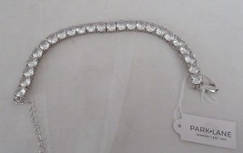 Park Lane Limited Edition Mini Silver Clear Impression Bracelet 7"+2" - $128.57