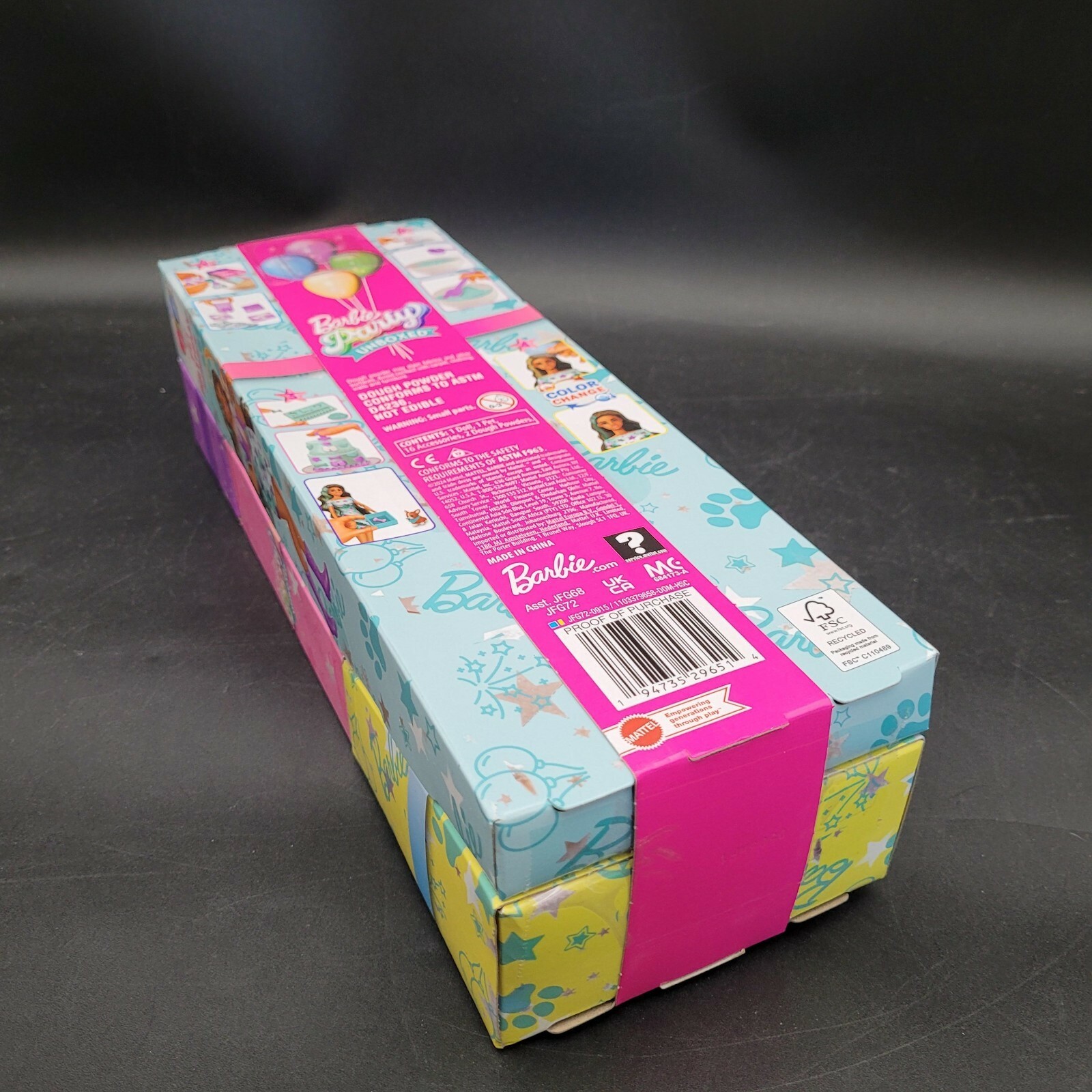 Barbie Party Unboxed Pet Birthday Series Doll and Accessories Birthday Bows Set Item image 7