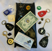 Vtg UAW Mixed Lot Union Workers Across America Pins Buttons Keychain Bag V-Cap - £23.73 GBP