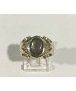 14k Yellow Gold Ring With Diamonds &amp; Tiger Eye Stone - $686.11 CAD
