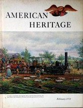 American Heritage Hardcover History Magazine / February 1974 - £3.62 GBP