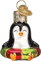 Old World Christmas Gumdrops Mini Penguin Glass Blown Ornament for Christmas - £9.46 GBP