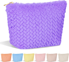 Mothers Day Gifts for Mom Women - Purple Cute Makeup Bag Make up Cosmetic Travel - £15.89 GBP