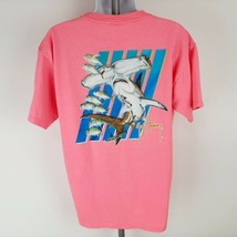Guy Harvey Girls Youth T-shirt Size XL Pink QA20 - £6.59 GBP