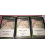 Great Courses- DVD & Book Set- Classics Of Russian Literature-Very Rare-SHIP24HR - $117.69