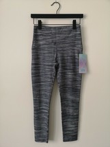 NWT IVIVVA by LULULEMON Grey White Ultra Soft Strong Spirit Tight Pants ... - £61.14 GBP