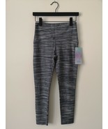 NWT IVIVVA by LULULEMON Grey White Ultra Soft Strong Spirit Tight Pants ... - $77.59