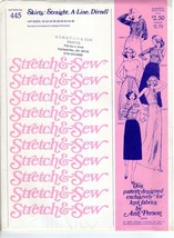 Stretch &amp; Sew 445 Skirts Straight, A-Line Dirndl Womens Hip 30-46 Ann Person Vtg - £9.75 GBP