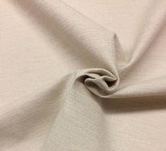 Ballard Designs Adena Pure Cream Sunbrella Linen Like Multiuse Fabric Bty 54&quot;W - £13.58 GBP