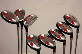 Anziano Grande Alto XXL + 2 Nuovo Tutti Ibride Grafite 3-PW Golf Club Set Grips - £492.83 GBP