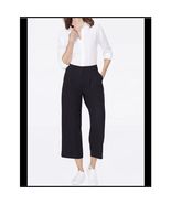 NYDJ Frisco Wide Leg Crop Pants, Size 6, BLACK NWT - $932.48 MXN