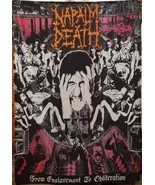 NAPALM DEATH From Enslavement to Obliteration FLAG CLOTH POSTER CD Death... - £15.80 GBP
