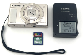 Canon Power Shot SX620 Hs 20.2MP Digital Camera 25x Zoom Wi Fi Nfc Hd Video Tested - £221.78 GBP