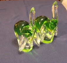 Crystal Glass Elephants - £23.59 GBP