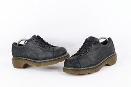 Vintage Dr Martens Womens 10 Goth EDM Chunky Platform Flower Floral Shoes Black - £226.19 GBP