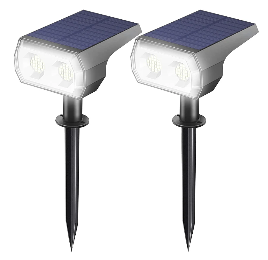 48 LED Solar Spot Lights Outdoor IP65 Waterproof Solar scape Light with odes Sol - £212.74 GBP
