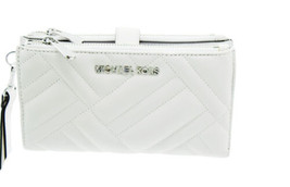 Women Wallet Michael Kors Large Double Zip Quilted Leather Phone Wristle... - $1,884.61 MXN