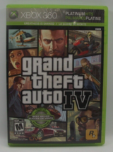 Grand Theft Auto IV Xbox 360 GTA 4 Platinum Hits Video Game CIB Map Tested Works - £8.58 GBP