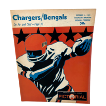 VTG  San Diego Chargers vs Cincinatti Bengals Saints AFL October 4, 1969 - $222.74