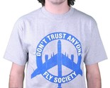 DTA Rogue Status Fly Society Mens Tee in Heather/Blue Size: S - £24.37 GBP