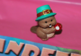Hallmark Merry Miniatures Beaver Leprechaun With Apple Holiday Figurine ... - £14.03 GBP