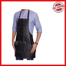 Barber Apron in  PU Leather - Top Performance, Lifetime Return Guarantee - $35.63