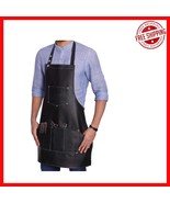 Barber Apron in  PU Leather - Top Performance, Lifetime Return Guarantee - $669.77 MXN